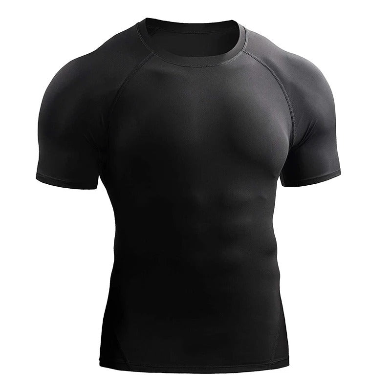 MEN Short Sleeve Quick Drying Exercise Running T-shirt
