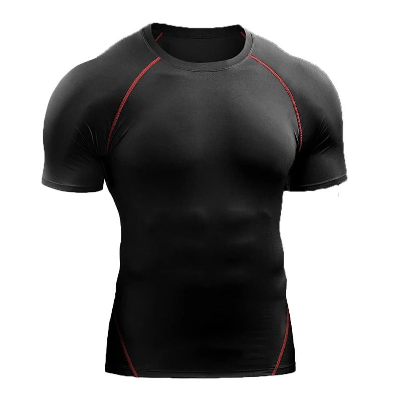 MEN Short Sleeve Quick Drying Exercise Running T-shirt