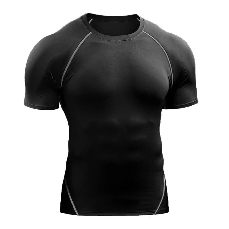 MEN Short Sleeve Quick Drying Exercise Running T-shirt
