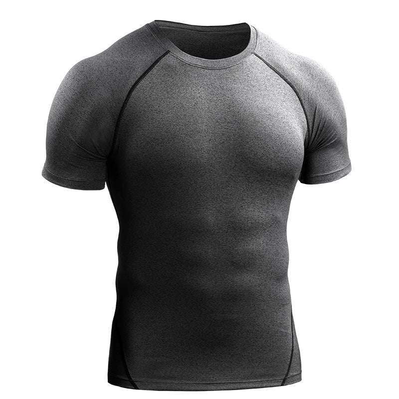 MEN Short Sleeve Quick Drying Exercise Running T-shirt