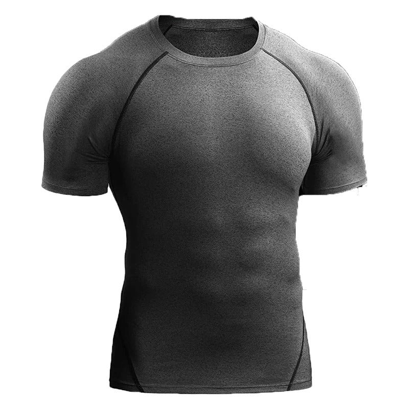 MEN Short Sleeve Quick Drying Exercise Running T-shirt