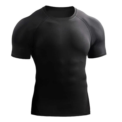 MEN Short Sleeve Quick Drying Exercise Running T-shirt
