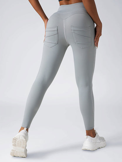 4 Pack Workout Leggings For Women With Pockets,High Waisted and Tummy Control