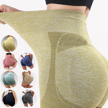 Gym Shorts Pants Butt Lifting Seamless Leggings Women