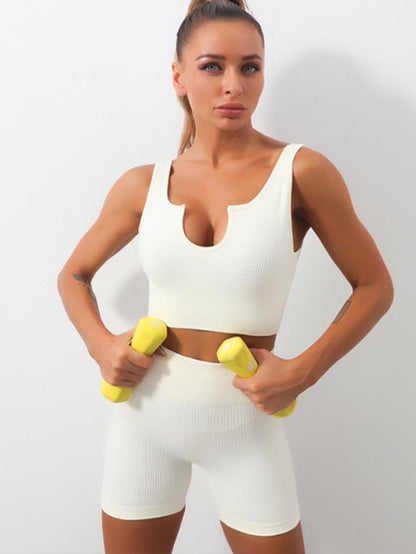 Women's Seamless Sports Bra Workout Crop Top