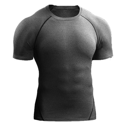 MEN Short Sleeve Quick Drying Exercise Running T-shirt
